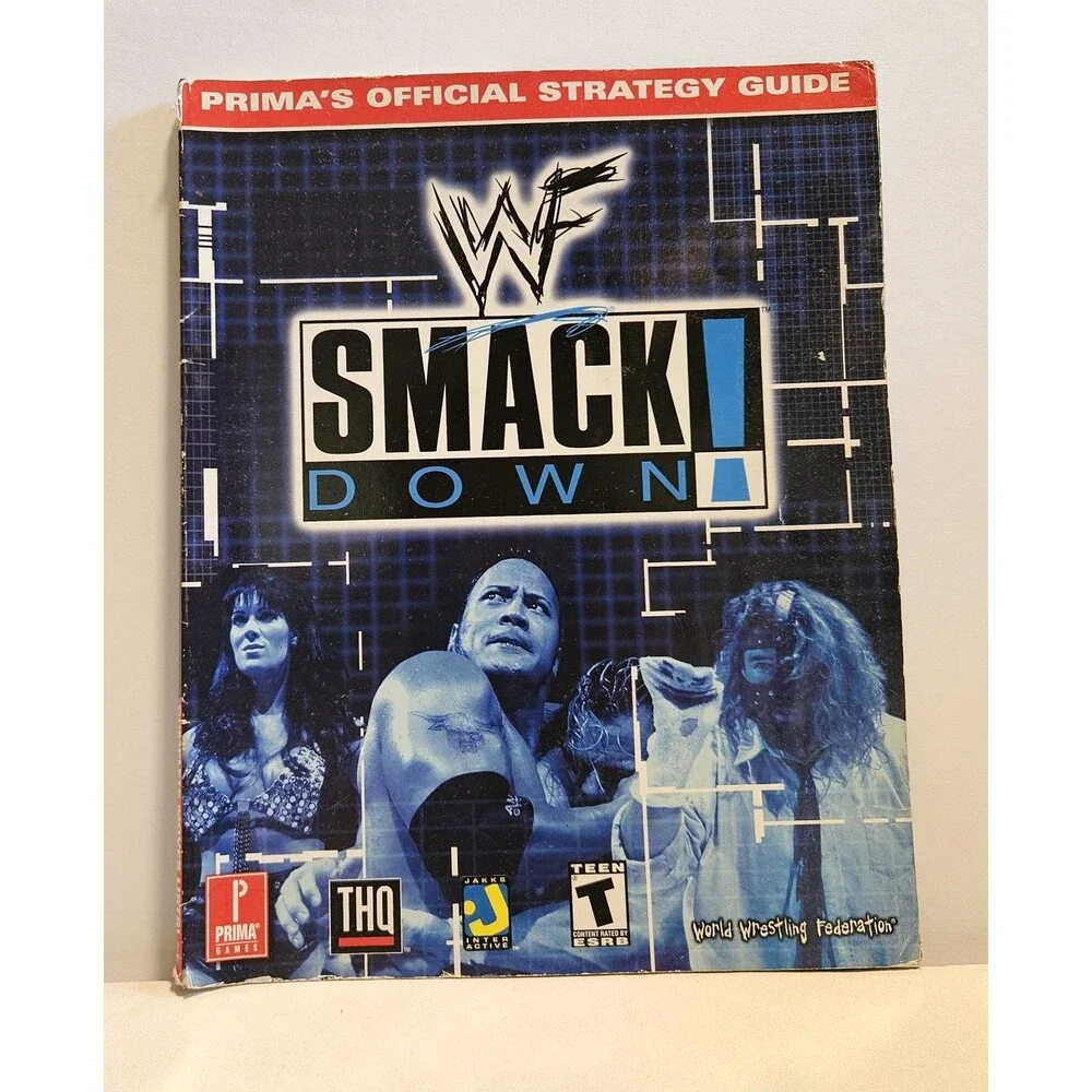 WWF Smack Down PlayStation 1 PS1 Strategy Guide Player's Book Smackdown!